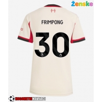 Ženske Nogometnih dresov Liverpool Jeremie Frimpong #30 Gostujoči 2025-26 Kratki rokavi